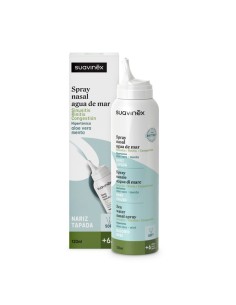 Suavinex Spray Nasal Hipertónico Descongestionante con Menta y Aloe Vera +6 Años 12ml
