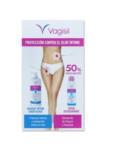 Vagisil Pack Higiene Íntima Odorblock Gel de Lavado + Spray Desodorante