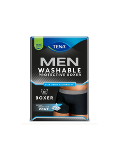 TENA Men Calzoncillos Protectores Lavables Negros Talla M