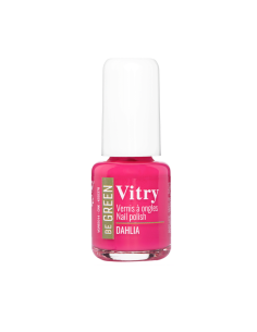 Vitry Esmalte Be Green Dahlia Rosa Intenso con Brillo Radiante y Fórmula Vegana