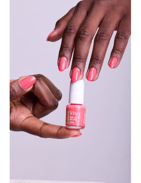 Vitry Esmalte Be Green Litchi Rosa Elegante con Brillo Luminoso y Fórmula Vegana
