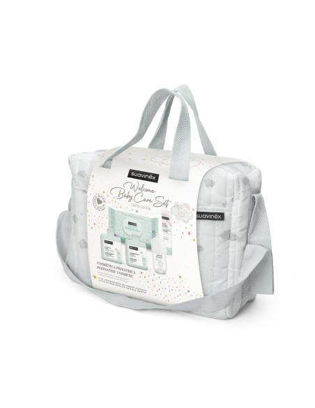 Suavinex Bolso para Carro Bebé Azul con Set de Cosmética Pediátrica
