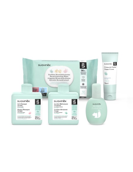 Suavinex Bolso para Carro Bebé Rosa con Set de Cosmética Pediátrica