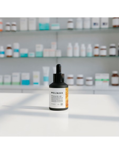Melinava Vitamina D3 + K2 Liposomal 60ml