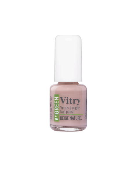 Vitry Esmalte Be Green Beige Natural con Brillo Intenso y Fórmula Vegana