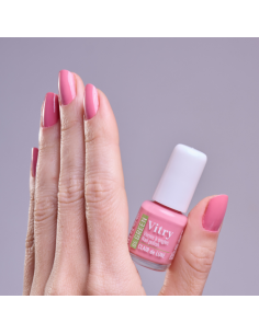 Vitry Esmalte Be Green Clair de Lune Rosa Empolvado con Brillo Elegante y Fórmula Vegana 2