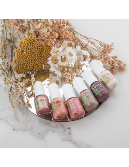 Vitry Esmalte Be Green Rose Tamaris Iridiscente con Brillo Luminoso y Fórmula Vegana