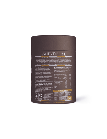 Ancient + Brave Cacao + Collagen Cacao y Colágeno 250g