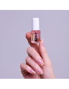 Vitry Esmalte Be Green Cristal Transparente Rosado con Brillo Natural y Fórmula Vegana 2