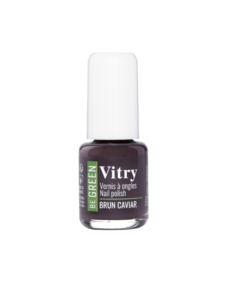 Vitry Be Green Esmalte de Uñas Brun Caviar para un Color Intenso y Fórmula Vegana