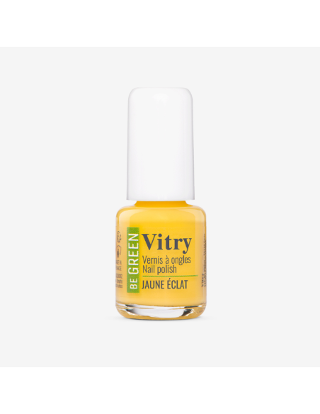 Vitry Be Green Esmalte de Uñas Jaune Éclat Amarillo Radiante y Fórmula Vegana