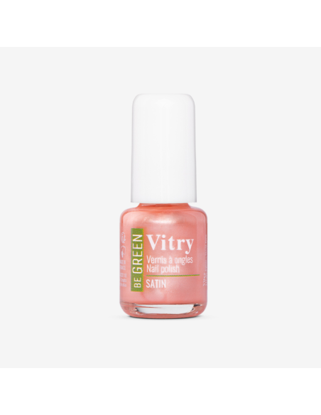 Vitry Be Green Esmalte de Uñas Satin con Acabado Perla Sofisticado y Fórmula Vegana
