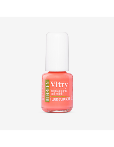 Vitry Be Green Esmalte de Uñas Fleur d'Oranger para Uñas Brillantes y Fórmula Vegana