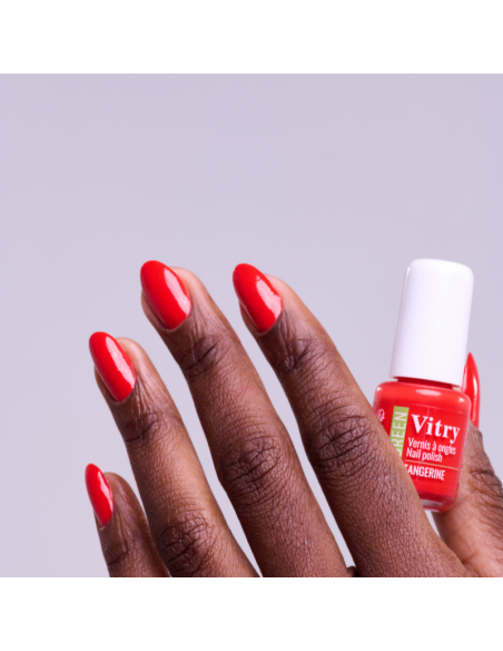 Vitry Be Green Esmalte de Uñas Tangerine Uñas Brillantes y Fórmula Vegana