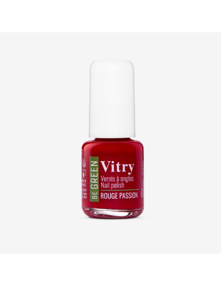 Vitry Be Green Esmalte de Uñas Rouge Passion para Uñas Brillantes con Fórmula Vegana