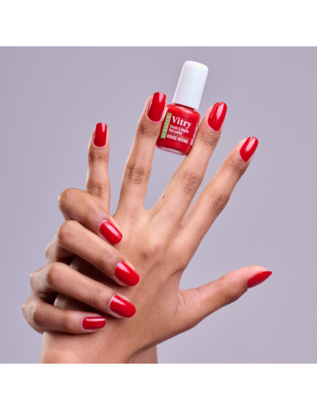 Vitry Be Green Esmalte de Uñas Rouge Intense para Uñas Brillantes y Fórmula Vegana