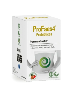 ProFaes4 Probióticos Permeabiotic con L-Glutamina 14 sobres