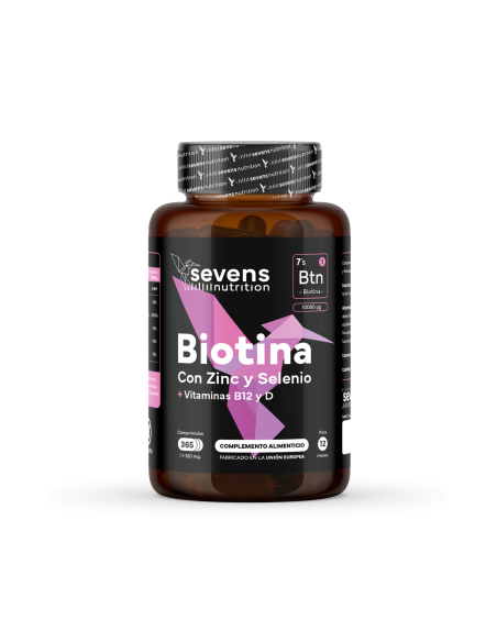 Sevens Nutrition Biotina 365 comprimidos