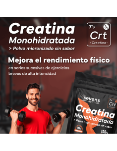 Sevens Nutrition Creatina Polvo 500 g 2