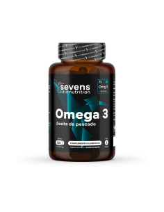 Sevens Nutrition Omega 3 Con Aceite de Pescado 120 perlas