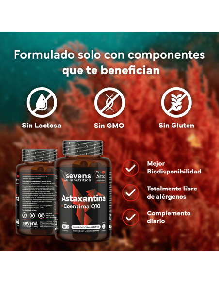 Sevens Nutrition Astaxantina 60 perlas
