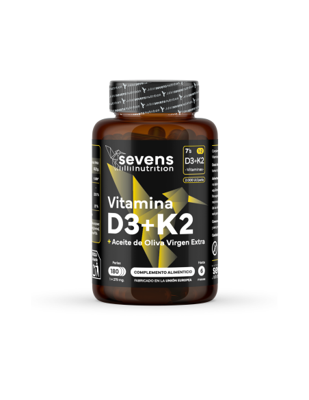 Sevens Nutrition Vitamina D3 K2 180 perlas