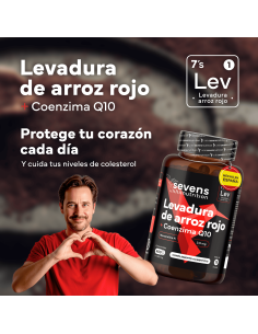 Sevens Nutrition Levadura De Arroz Rojo 400 comprimidos 2