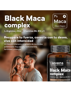 Sevens Nutrition Maca Negra 180 cápsulas 2