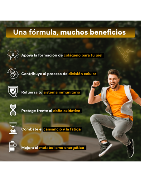 Sevens Nutrition Vitamina C con Zinc 180 comprimidos