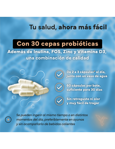 Sevens Nutrition Probióticos Global 60 cápsulas