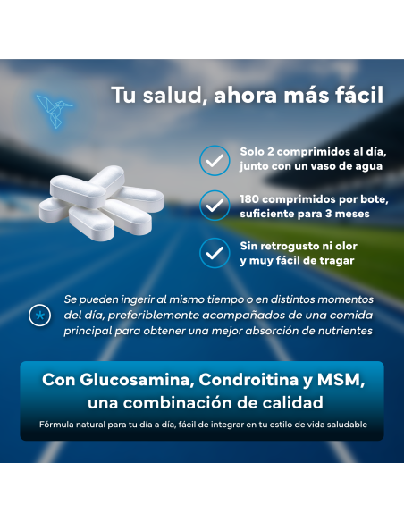 Sevens Nutrition Glucosamina Condroitina 180 comprimidos
