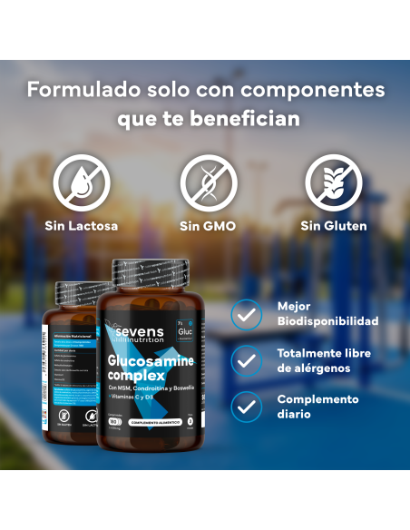 Sevens Nutrition Glucosamina Condroitina 180 comprimidos