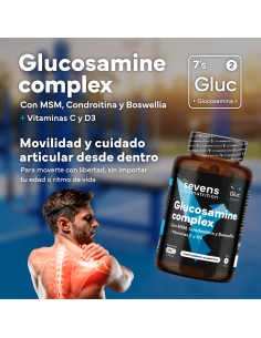 Sevens Nutrition Glucosamina Condroitina 180 comprimidos 2