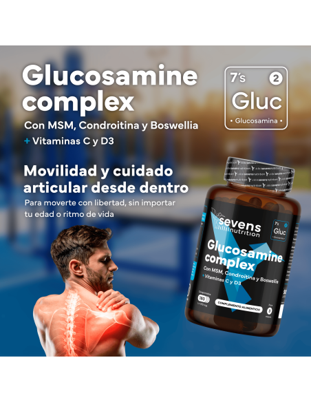 Sevens Nutrition Glucosamina Condroitina 180 comprimidos