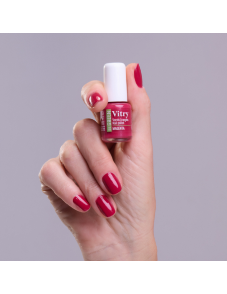 Vitry Be Green Magenta Esmalte para Uñas Brillantes con Fórmula Vegana