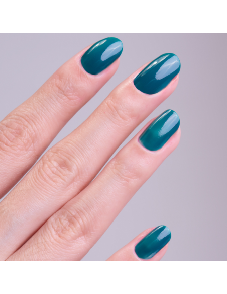 Vitry Be Green Bleu Paon Esmalte para Uñas Brillantes con Fórmula Vegana