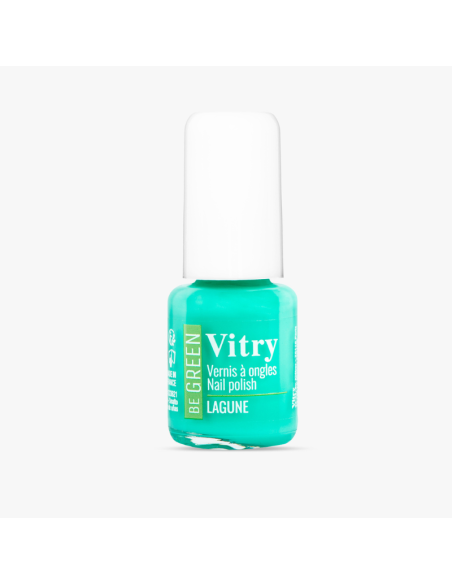 Vitry Be Green Lagune Esmalte para Uñas Brillantes con Fórmula Vegana