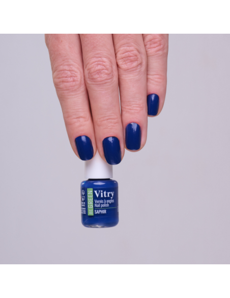 Vitry Be Green Saphir Esmalte para Uñas Brillantes con Fórmula Vegana