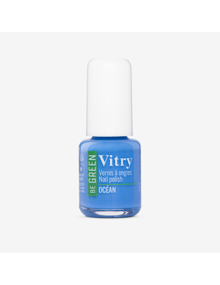 Vitry Be Green Ocean Esmalte para Uñas Brillantes con Fórmula Vegana