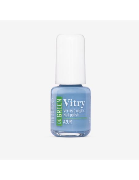 Vitry Be Green Azur Esmalte para Uñas Brillantes con Fórmula Vegana