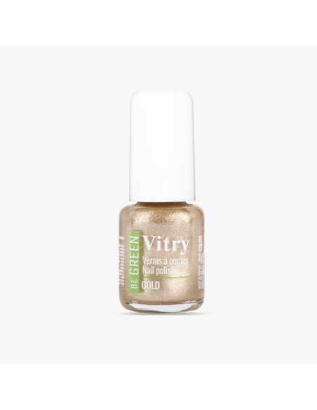 Vitry Be Green Gold Esmalte para Uñas Brillantes con Fórmula Vegana
