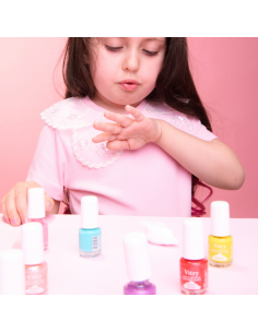 Vitry Esmalte de Uñas Infantil Candy Fraise Hidrosoluble Cuidado Delicado y Divertido 2