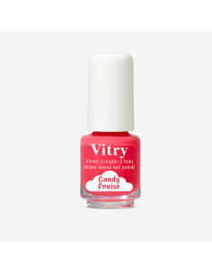 Vitry Esmalte de Uñas Infantil Candy Fraise Hidrosoluble Cuidado Delicado y Divertido