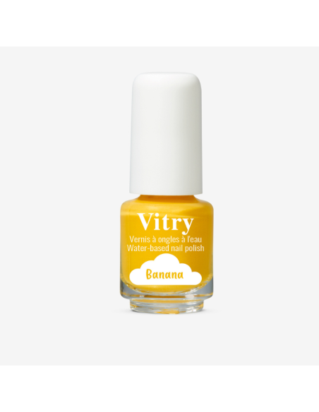 Vitry Esmalte de Uñas Infantil BananaHidrosoluble Cuidado Delicado y Divertido