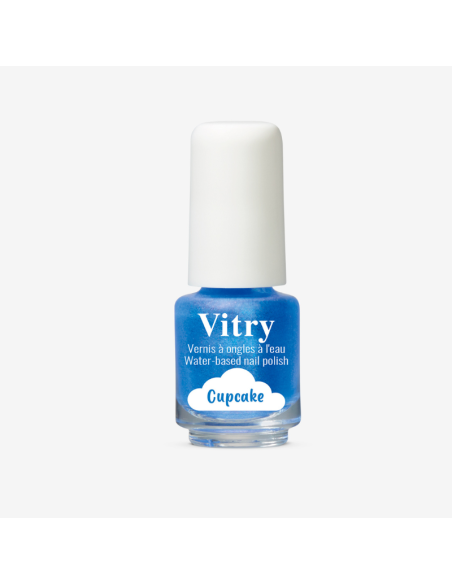 Vitry Esmalte de Uñas Infantil Cupcake Hidrosoluble Cuidado Delicado y Divertido