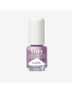 Vitry Esmalte de Uñas Infantil Violette Hidrosoluble Cuidado Delicado y Divertido