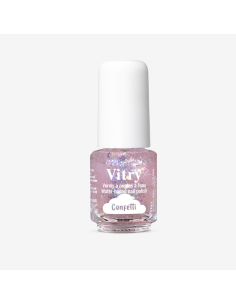 Vitry Esmalte de Uñas Infantil Confetti Hidrosoluble Cuidado Delicado y Divertido