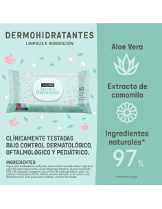 Suavinex Toallitas Dermohidratantes con Aloe Vera y Camomila Pack 60x3 2