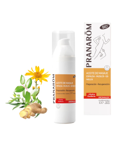 Pranarom Aromalgic Aceite de Masaje con Gaulteria para el Confort de Articulaciones y Músculos