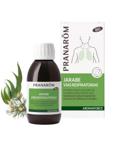 Pranarom Aromforce Jarabe Tos Bio con Aceites Esenciales para el Alivio de la Tos Seca y Productiva